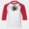 Youth Three Quarter Sleeve Baseball T-Shirt Thumbnail