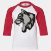 Youth Three Quarter Sleeve Baseball T-Shirt Thumbnail