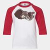 Youth Three Quarter Sleeve Baseball T-Shirt Thumbnail