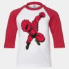 Youth Three Quarter Sleeve Baseball T-Shirt Thumbnail
