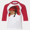 Youth Three Quarter Sleeve Baseball T-Shirt Thumbnail