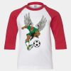 Youth Three Quarter Sleeve Baseball T-Shirt Thumbnail