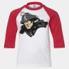 Youth Three Quarter Sleeve Baseball T-Shirt Thumbnail