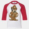 Youth Three Quarter Sleeve Baseball T-Shirt Thumbnail