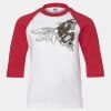 Youth Three Quarter Sleeve Baseball T-Shirt Thumbnail