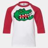 Youth Three Quarter Sleeve Baseball T-Shirt Thumbnail