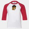 Youth Three Quarter Sleeve Baseball T-Shirt Thumbnail