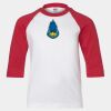 Youth Three Quarter Sleeve Baseball T-Shirt Thumbnail