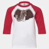 Youth Three Quarter Sleeve Baseball T-Shirt Thumbnail