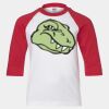 Youth Three Quarter Sleeve Baseball T-Shirt Thumbnail