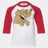 Youth Three Quarter Sleeve Baseball T-Shirt Thumbnail