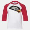 Youth Three Quarter Sleeve Baseball T-Shirt Thumbnail