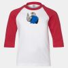 Youth Three Quarter Sleeve Baseball T-Shirt Thumbnail