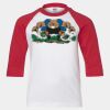 Youth Three Quarter Sleeve Baseball T-Shirt Thumbnail