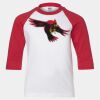 Youth Three Quarter Sleeve Baseball T-Shirt Thumbnail