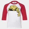 Youth Three Quarter Sleeve Baseball T-Shirt Thumbnail