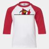 Youth Three Quarter Sleeve Baseball T-Shirt Thumbnail