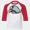 Youth Three Quarter Sleeve Baseball T-Shirt Thumbnail