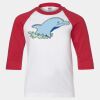 Youth Three Quarter Sleeve Baseball T-Shirt Thumbnail