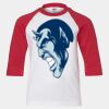 Youth Three Quarter Sleeve Baseball T-Shirt Thumbnail