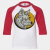 Youth Three Quarter Sleeve Baseball T-Shirt Thumbnail