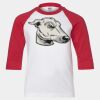 Youth Three Quarter Sleeve Baseball T-Shirt Thumbnail