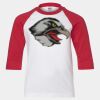 Youth Three Quarter Sleeve Baseball T-Shirt Thumbnail
