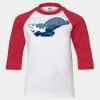 Youth Three Quarter Sleeve Baseball T-Shirt Thumbnail