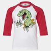 Youth Three Quarter Sleeve Baseball T-Shirt Thumbnail