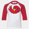 Youth Three Quarter Sleeve Baseball T-Shirt Thumbnail