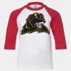 Youth Three Quarter Sleeve Baseball T-Shirt Thumbnail