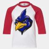 Youth Three Quarter Sleeve Baseball T-Shirt Thumbnail