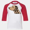 Youth Three Quarter Sleeve Baseball T-Shirt Thumbnail