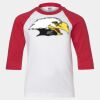 Youth Three Quarter Sleeve Baseball T-Shirt Thumbnail