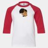 Youth Three Quarter Sleeve Baseball T-Shirt Thumbnail