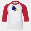 Youth Three Quarter Sleeve Baseball T-Shirt Thumbnail