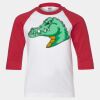 Youth Three Quarter Sleeve Baseball T-Shirt Thumbnail