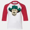 Youth Three Quarter Sleeve Baseball T-Shirt Thumbnail