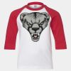 Youth Three Quarter Sleeve Baseball T-Shirt Thumbnail