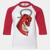 Youth Three Quarter Sleeve Baseball T-Shirt Thumbnail