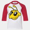 Youth Three Quarter Sleeve Baseball T-Shirt Thumbnail