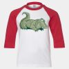 Youth Three Quarter Sleeve Baseball T-Shirt Thumbnail