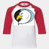 Youth Three Quarter Sleeve Baseball T-Shirt Thumbnail