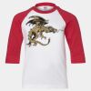 Youth Three Quarter Sleeve Baseball T-Shirt Thumbnail