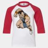 Youth Three Quarter Sleeve Baseball T-Shirt Thumbnail