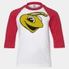 Youth Three Quarter Sleeve Baseball T-Shirt Thumbnail