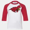 Youth Three Quarter Sleeve Baseball T-Shirt Thumbnail