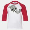 Youth Three Quarter Sleeve Baseball T-Shirt Thumbnail