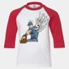 Youth Three Quarter Sleeve Baseball T-Shirt Thumbnail