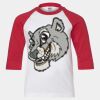 Youth Three Quarter Sleeve Baseball T-Shirt Thumbnail